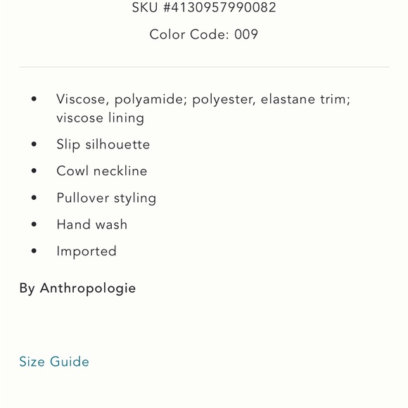 Anthropologie Black Cowl-Neck Maxi Dress - Picture 4 of 4